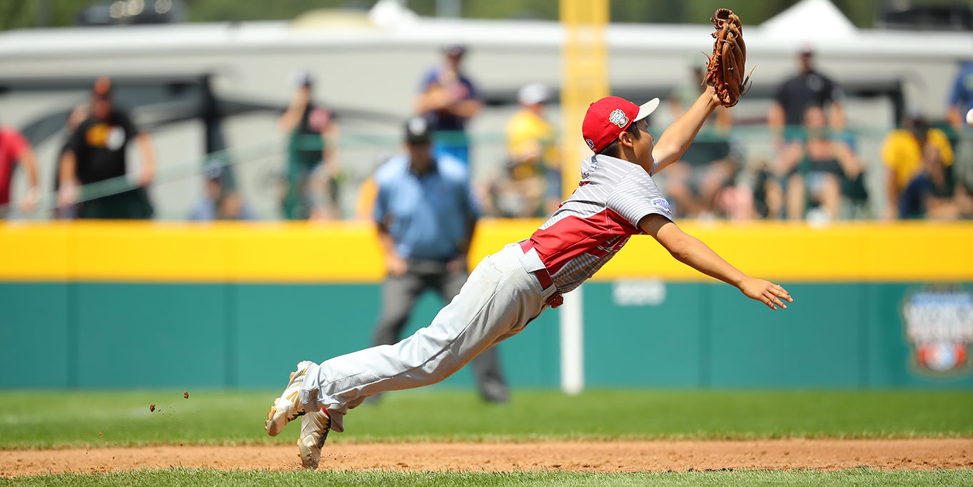 Player Making Awesome Catch